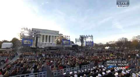 A Visual Comparison Of The Crowds At Trump's Inaugural Concert Versus 