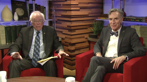 Bernie Sanders And Bill Nye Join Forces To Tackle Climate Change