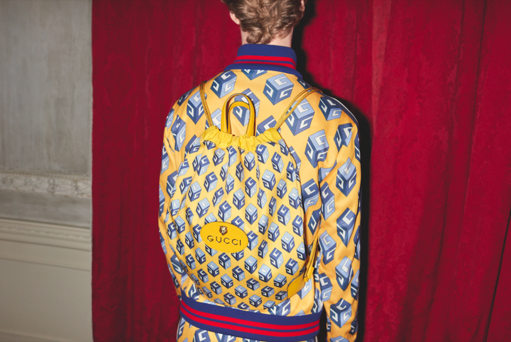 gucci tracksuit yellow