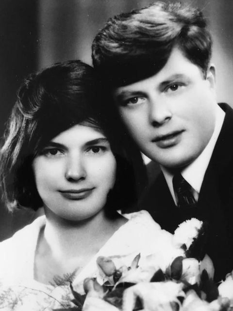 Amalija and Viktor Knavs in 1967