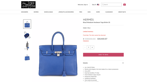 Birkin Bags Go on Clearance at Saks, But the Sale Prices Are a Tease