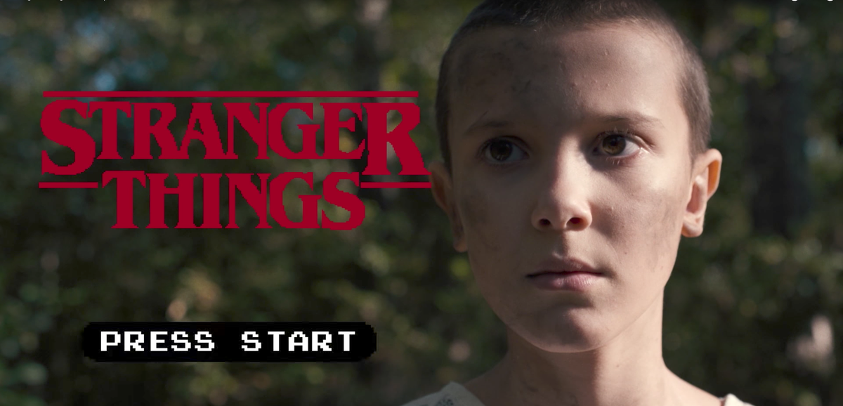 See a Video Game Style Recap of 'Stranger Things' - Stranger Things Netflix