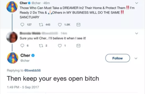 Cher Delivers an Epic Smackdown on Twitter