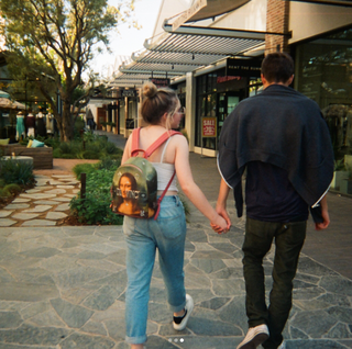 Pair on a stroll; Sabrina Carpenter and Corey Fogelmanis