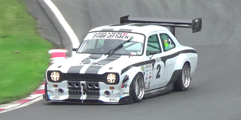 Ford Escort Time attack car with Hayabusa V8