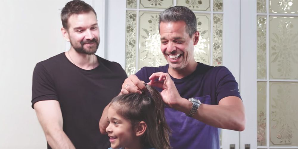Dads Learn How To Do Their Daughters Hair Dads Do Their Daughters Hair