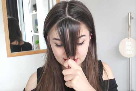 How to Trim Your Bangs - How to Cut Hair