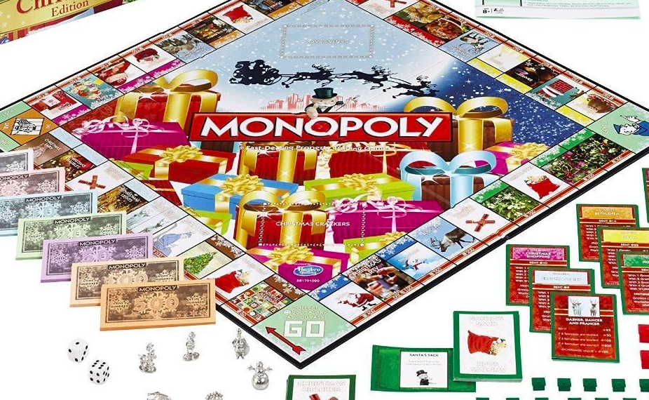 Modern Manufacture Christmas Monopoly Board Game Christmas Monopoly Board G...