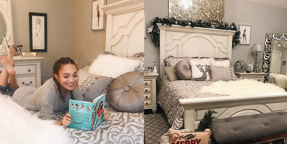 Maddie Ziegler Transforms Her Room Into A Stunning Winter 