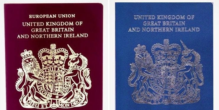 The Funniest Twitter Reactions To Britain's Blue Brexit Passports