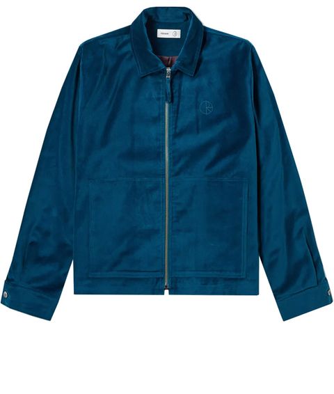 Clothing, Jacket, Outerwear, Blue, Sleeve, Cobalt blue, Windbreaker, Turquoise, Zipper, Electric blue, 