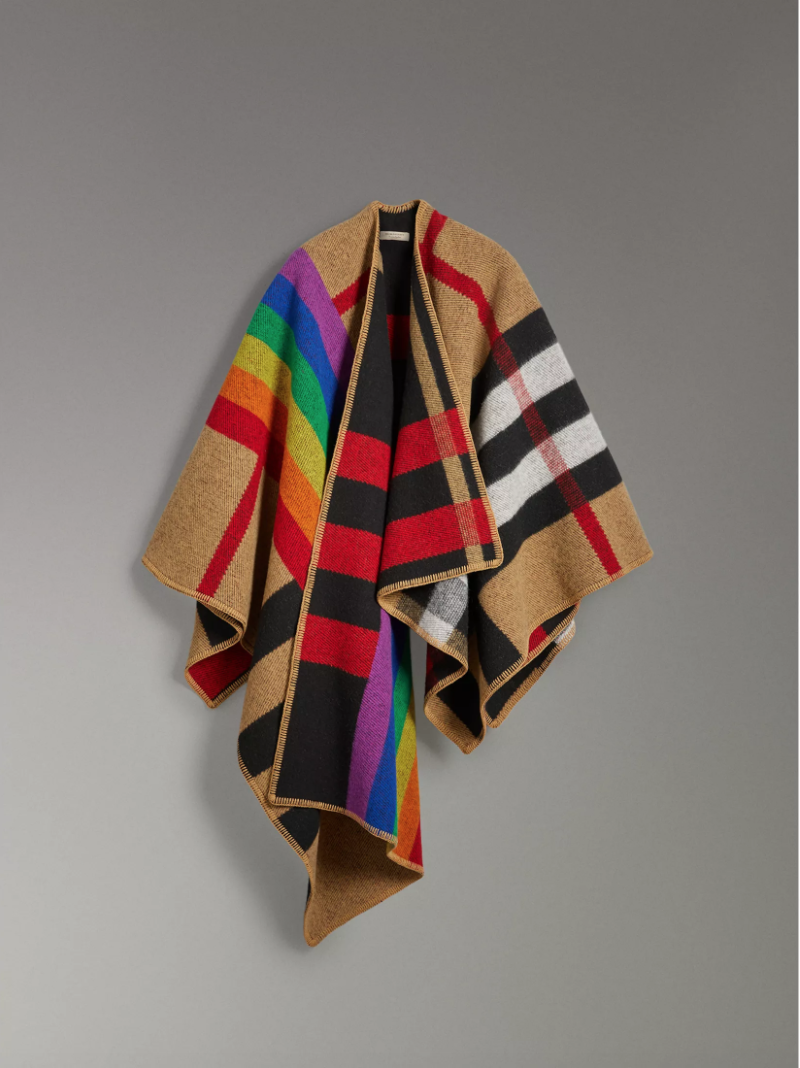burberry rainbow scarf