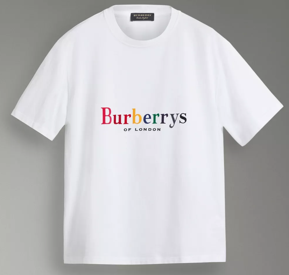 burberry multicolor t shirt