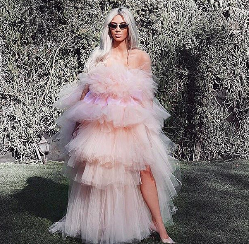Kim Kardashian Pink Dress - Artist and world artist news