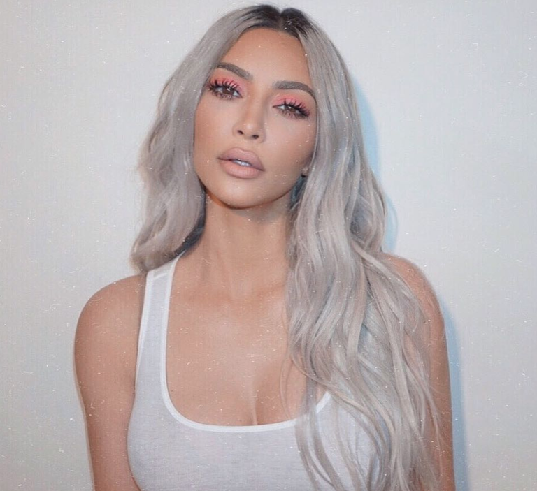 Kim Kardashian Pink Hair Not A Wig