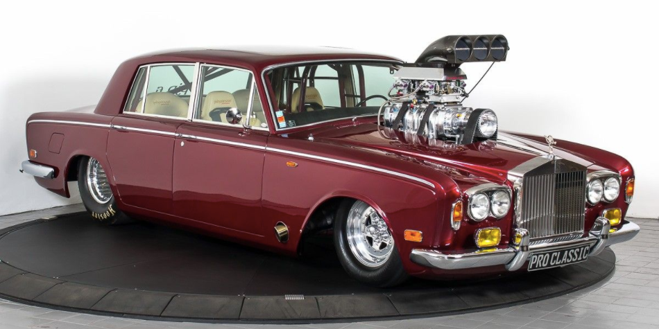 This Absurd Tube-Frame Rolls-Royce Drag Car Can Sit Four People Comfortably