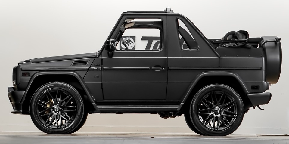 Go Off the Deep End With This Mercedes Brabus G-Wagen Convertible