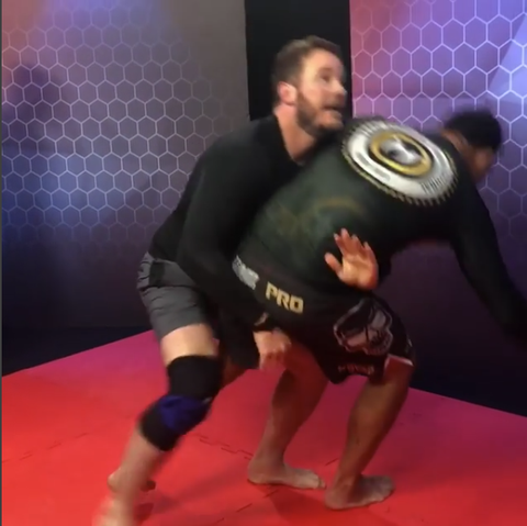 Chris Pratt, wrestling, Brazilian Jiu Jitsu