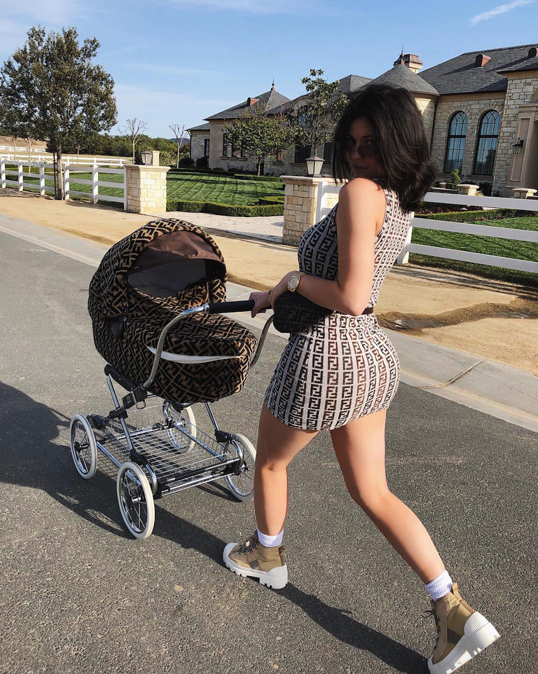 kylie fendi stroller