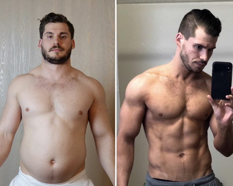 Weight Loss Transformation Time Lapse Video Video Shows Hunter Hobbs 