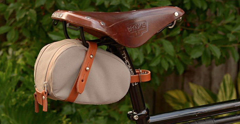 leather bicycle bag