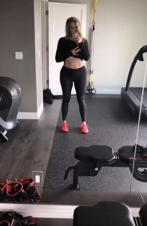 Kylie Jenner and Khloé Kardashian Are Showing Off Their Abs on Instagram