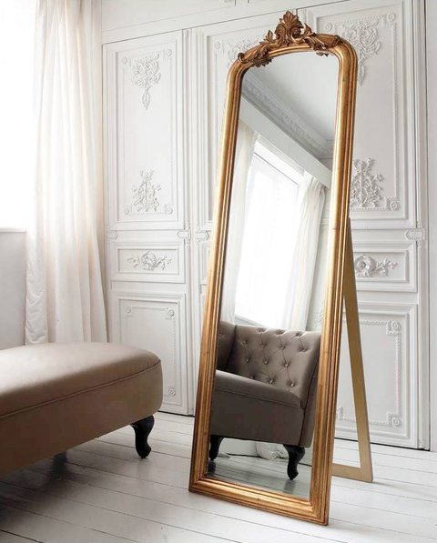 Gleaming Primrose Mirror, 7 Ft Tall Leaning Mirror