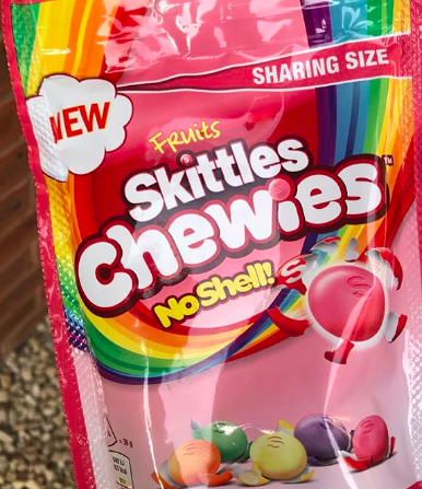 Shell less skittles