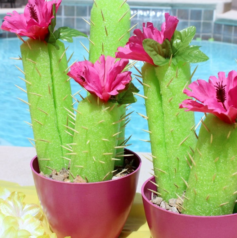 Download This DIY Pool Noodle Cactus Is Brilliant - Easy Pool Noodle Craft