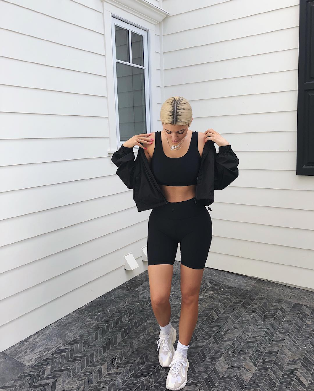 kylie jenner white sneakers 2019