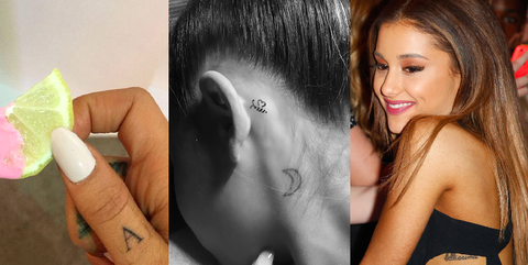 A Guide To Ariana Grandes Tattoos How Many Tattoos Does