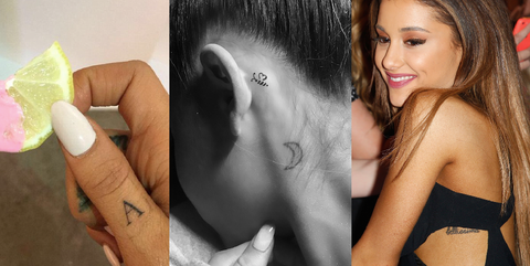 A Guide To Ariana Grandes Tattoos How Many Tattoos Does