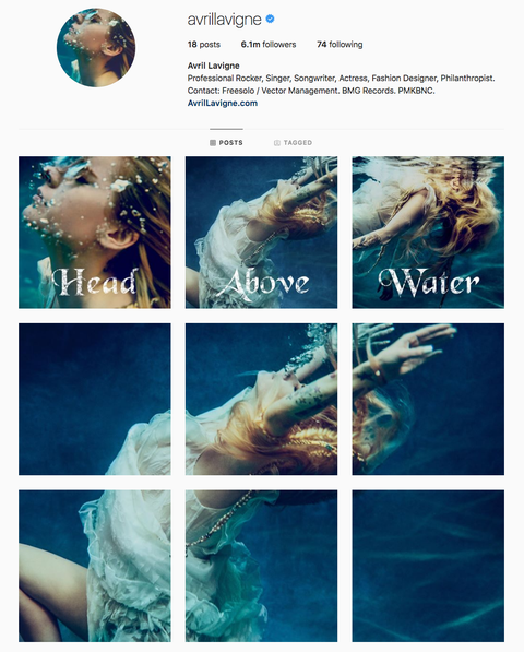 avril lavigne s new song head above water talks about her struggle