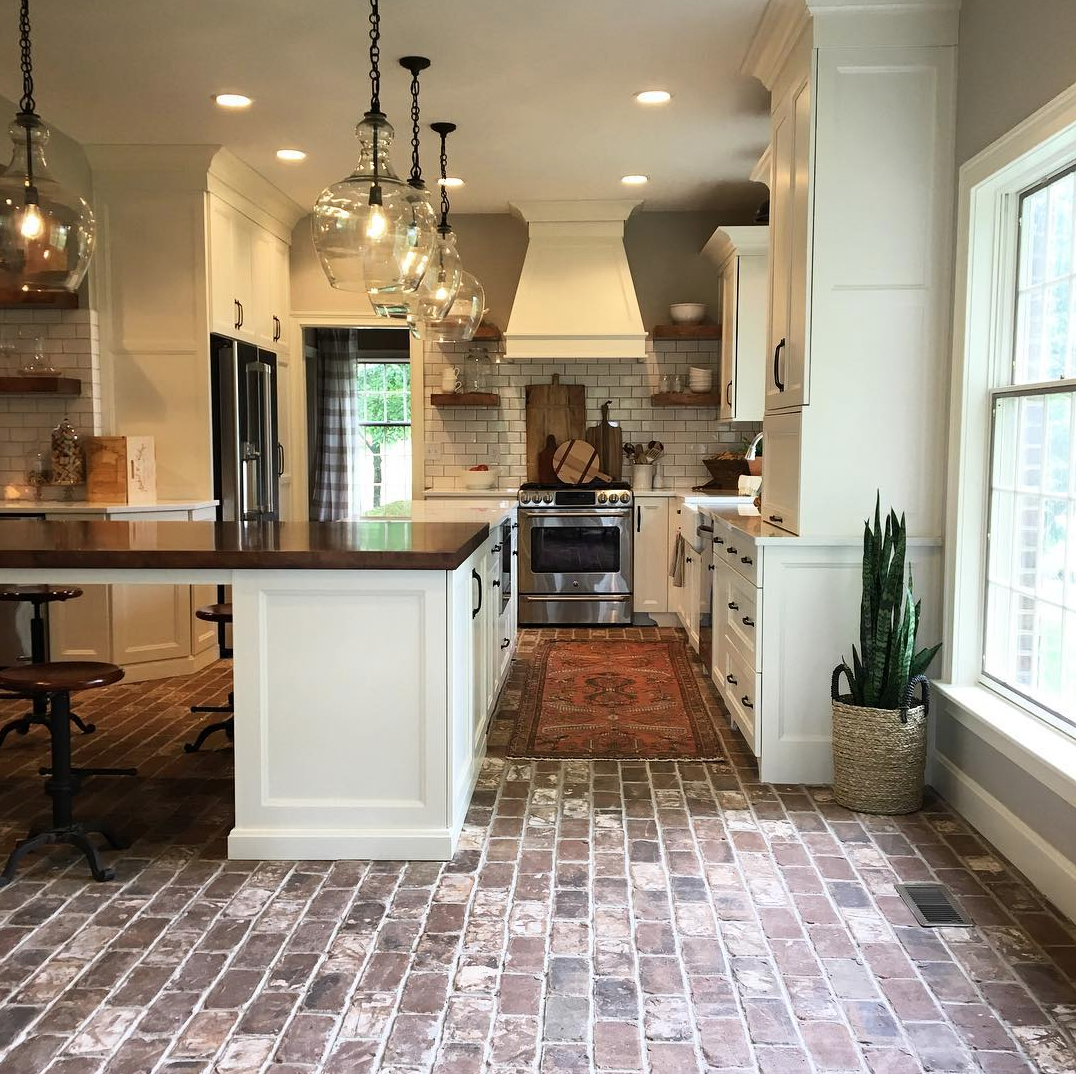 Installing Brick Floors, How To Lay Down Kitchen Flooring