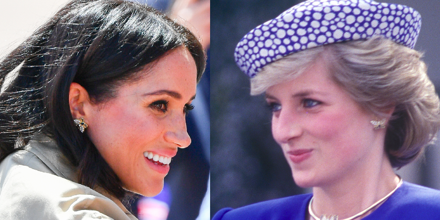 Meghan Markle Wears Princess Diana's Jewelry in First Post-Pregnancy ...