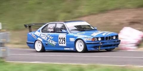 The E34 M5 Sounds Great As A Hillclimb Car Second Gen M5 Time Attack Video