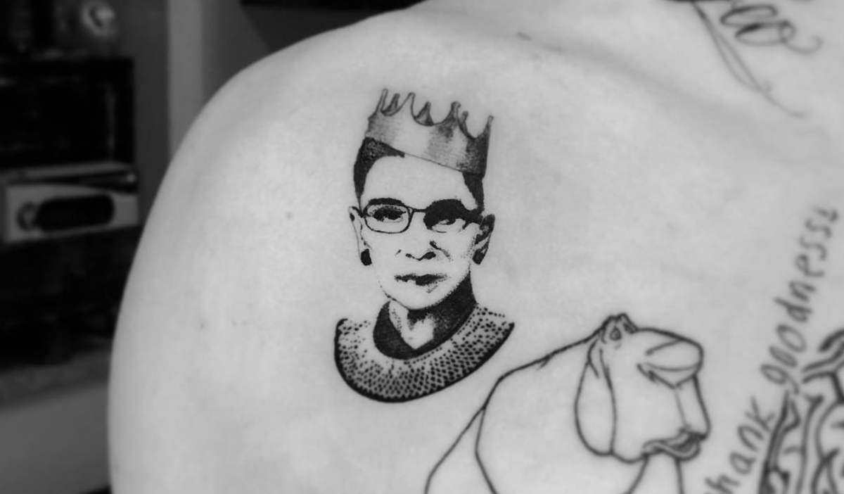 Pete Davidson Got a Ruth Bader Ginsburg Tattoo