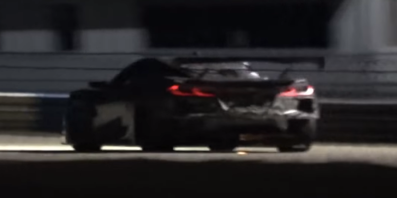 Mid-Engine Corvette Race Car Spotted Night Testing - New ... Mid-Engine Corvette Race Car Spotted Night Testing - New ...