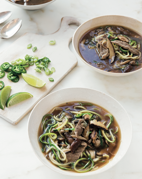 whole30 asian beef zoodle soup