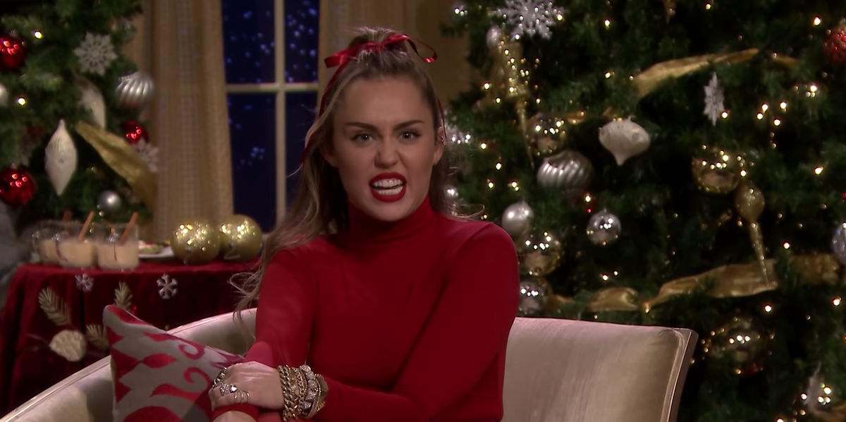 Miley Cyrus Gives Christmas Song "Santa Baby" a Much 