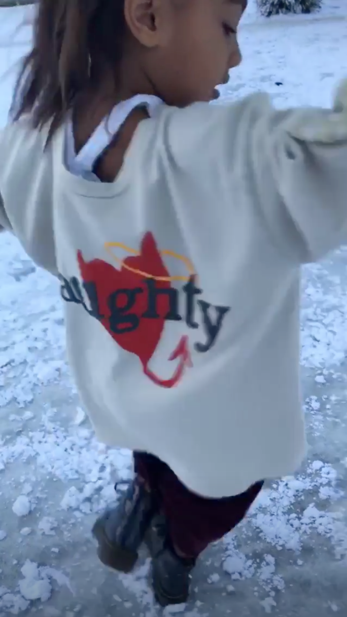 kardashian jenner west christmas sweater