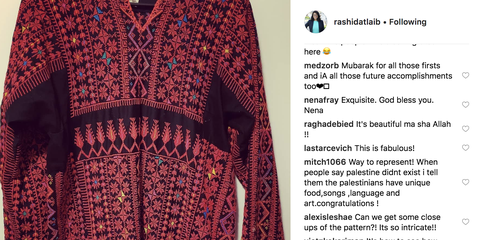 Rashida Tlaib on Why She's Wearing a Palestinian Gown to be Sworn Into ...