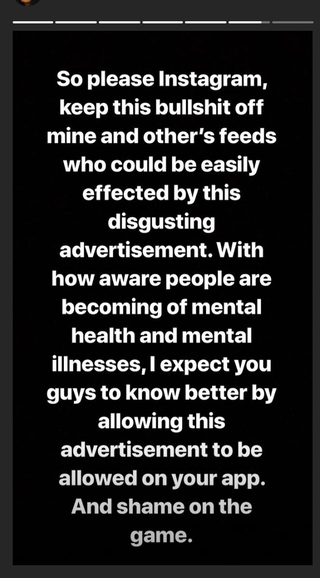 Demi Lovato mengungkapkan kekesalannya pada sebuah iklan yang dilihatnya di Instagram (dok. Cosmopolitan)
