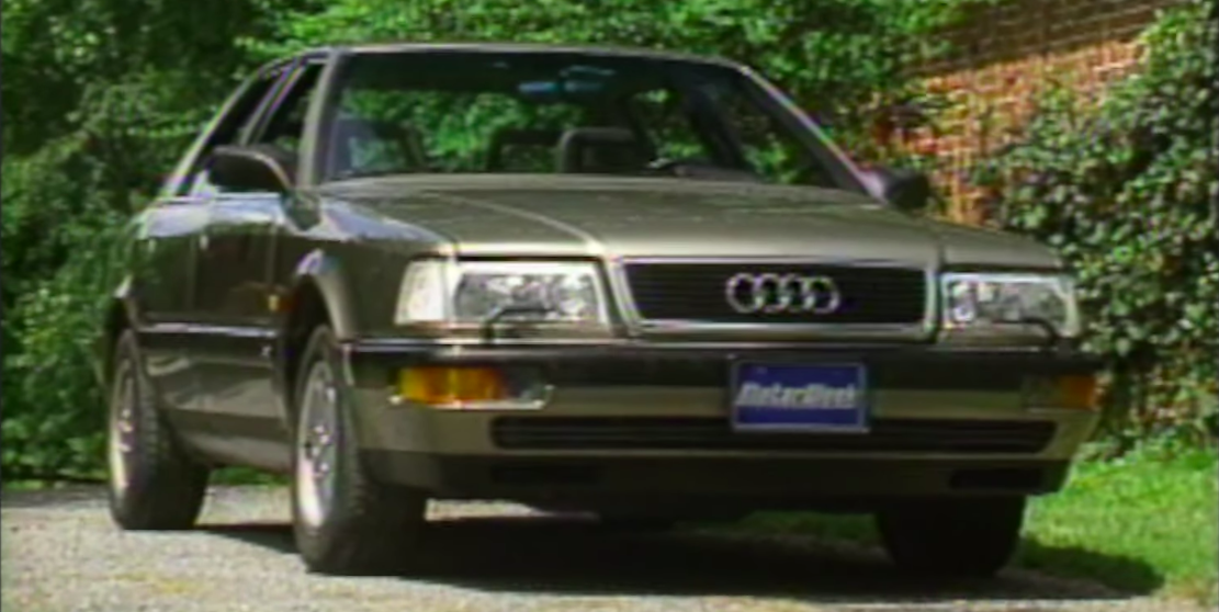 1989 Audi V8 Quattro Retro Review - Motorweek Drives First ...