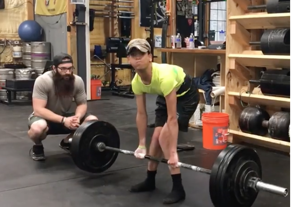 Risultati immagini per This athlete with cerebral palsy just deadlifted 200 pounds