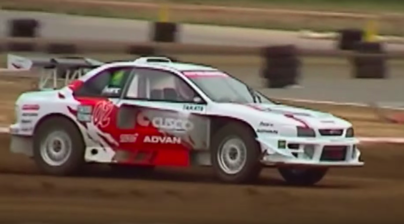 Watch This Mid Engine Flat Six Impreza Tear Up A Rallycross Course