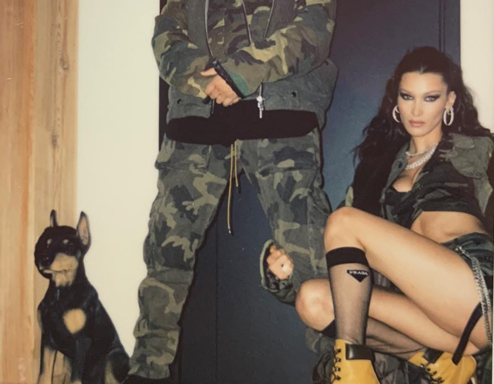 Bella Hadid and The Weeknd Wore Matching Outfits to His Lavish Club Birthday Party