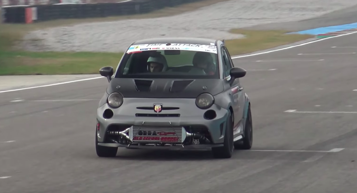 This 360 Hp Fiat 695 Biposto Is A Firecracker On Wheels