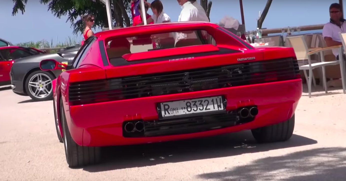 Ferrari Testarossa Flat 12 Exhaust Sound Video