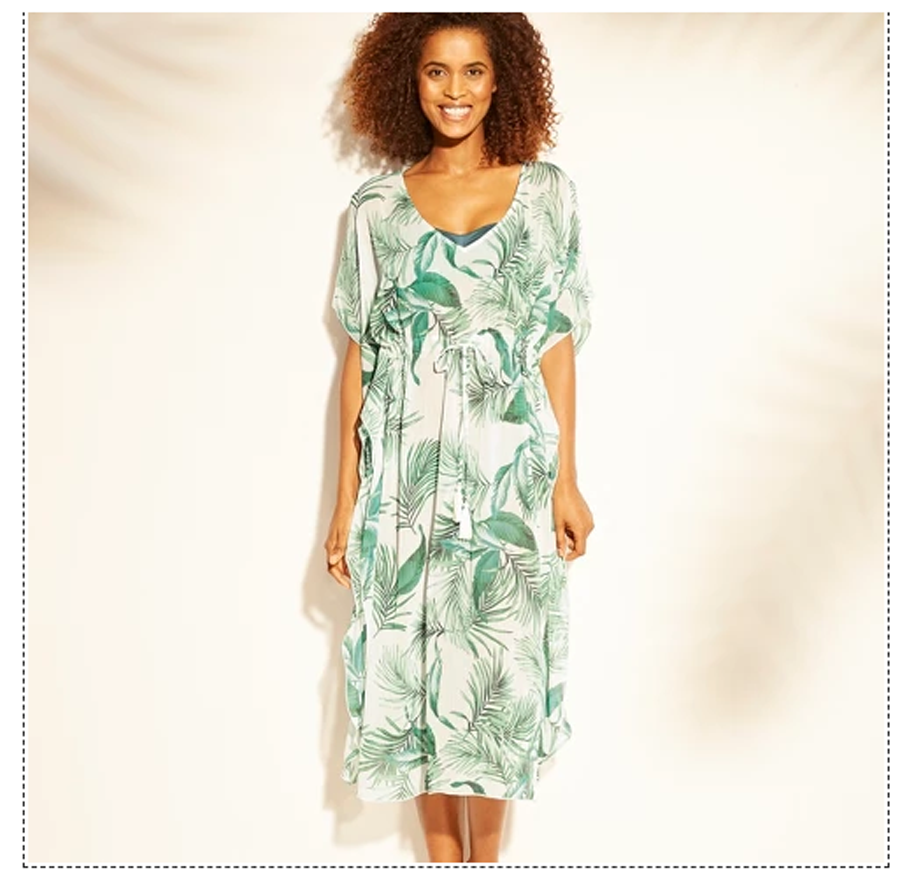 midi length swim cover up